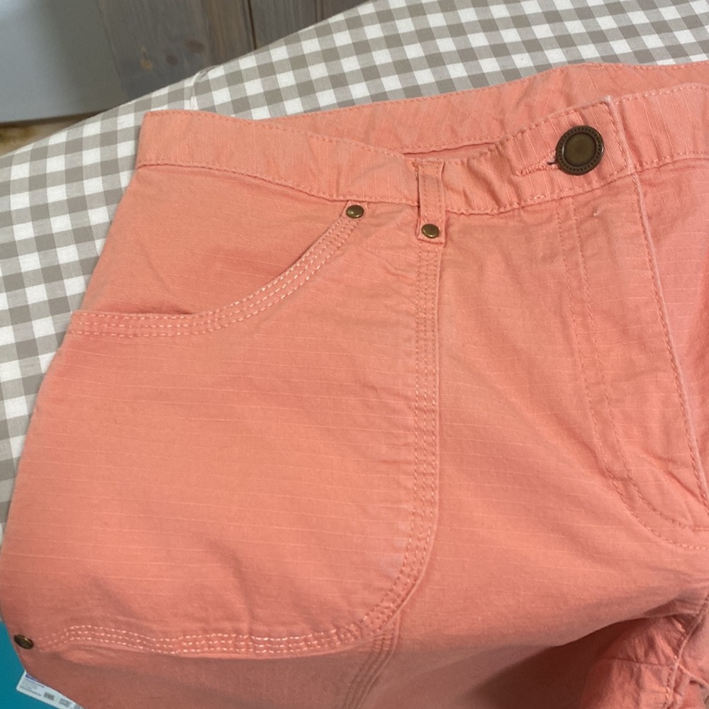 Ruby Rd orange crop pants size 6 - Picture 4 of 10
